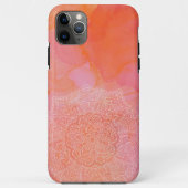 Mandala Pink Coral Boho Case-Mate iPhone Case (Achterkant)