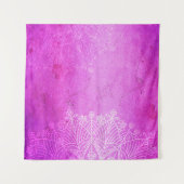 Mandala pink design meditation zen wandkleed (Voorkant (horizontaal))