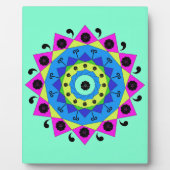 Mandala Plaquette Fotoplaat (Voorkant)