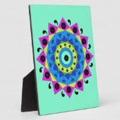 Mandala Plaquette Fotoplaat (Zijkant)