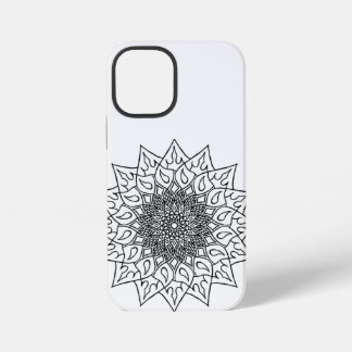 mandala popart iPhone 12 mini hoesje