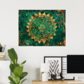 Mandala Poster (Thuiskantoor)