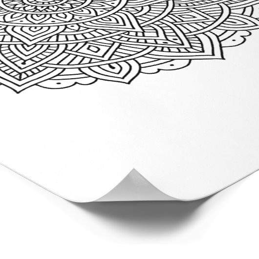 Mandala poster (Hoek)