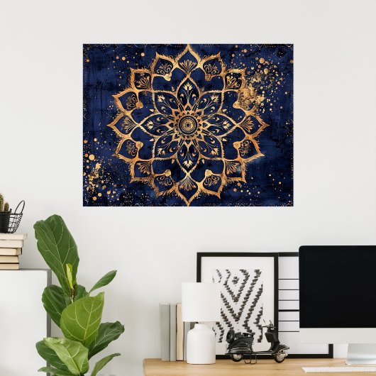 Mandala Poster (Thuiskantoor)
