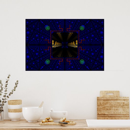 mandala poster (Keuken)