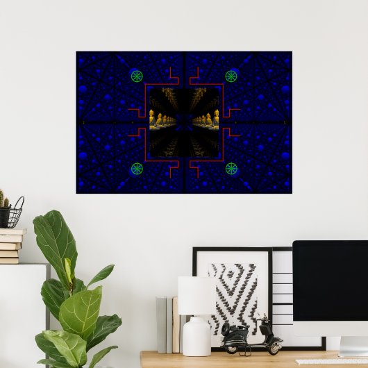 mandala poster (Thuiskantoor)