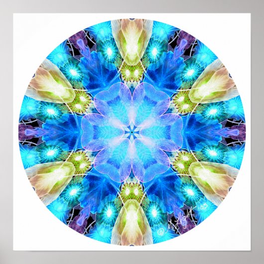 Mandala Poster / Afdruk (Voorkant)