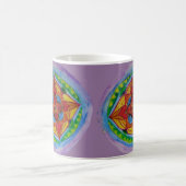Mandala Potlood Tekening Witte 11 oz Klassieke Mok (Center)