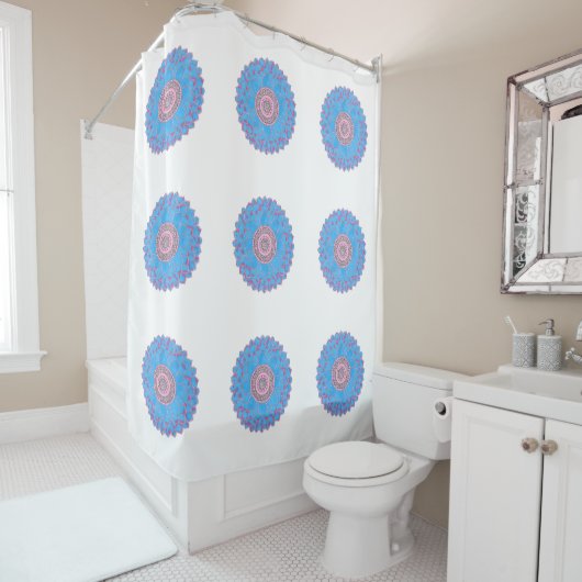 Mandala Print Douchegordijn (In situ)