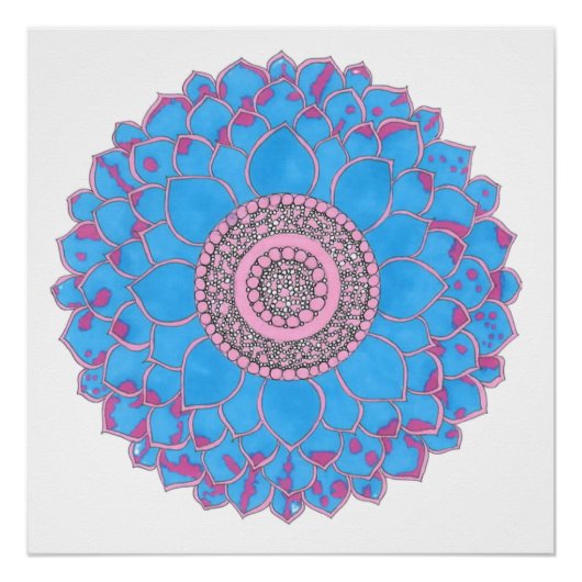 Mandala Print Perfect Poster (Voorkant)