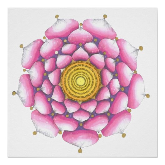 Mandala Print Perfect Poster (Voorkant)