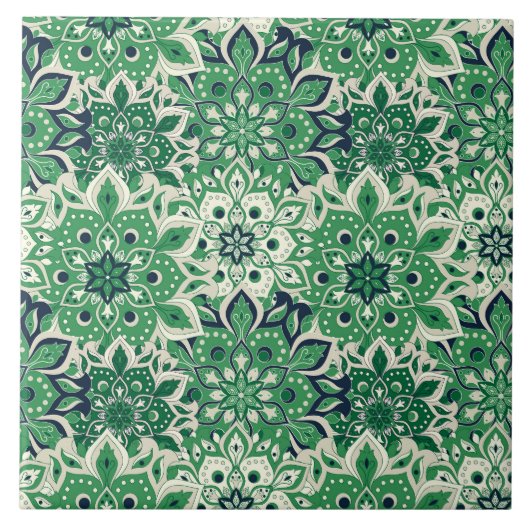 Mandala Print Tegel Tegeltje (Voorkant)