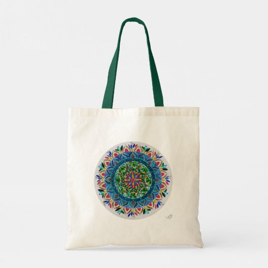 Mandala Prisma Tote Bag (Achterkant)