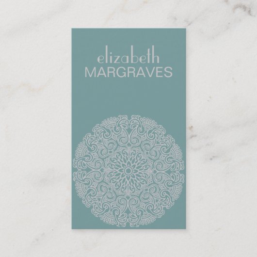 Mandala-profielkaart Visitekaartje (Voorkant)