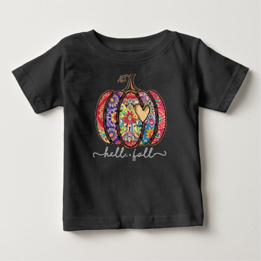 Mandala Pumpkin Halloween T-shirt (Voorkant)