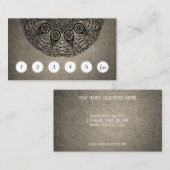 Mandala - Puntkaart voor klantenlogo Klantenkaartje (Voorkant / Achterkant)