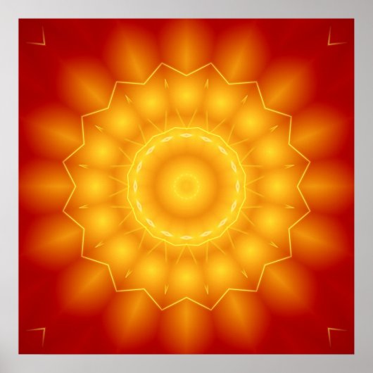 Mandala Pure Energy 1 Poster (Voorkant)