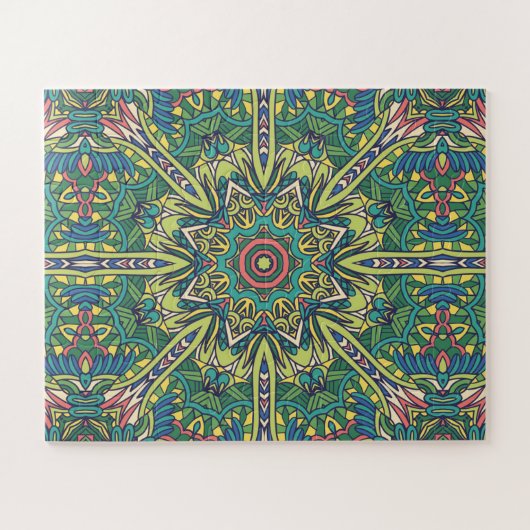 Mandala puzzel legpuzzel (Horizontaal)