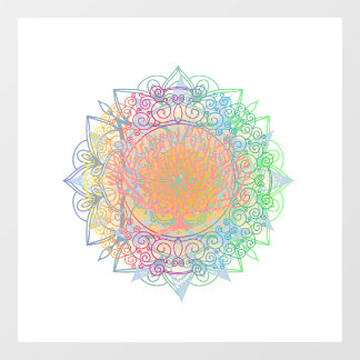 Mandala Raamsticker