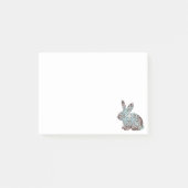 Mandala Rabbit Chocolate and Blues Post-it® Notes (Voorkant)