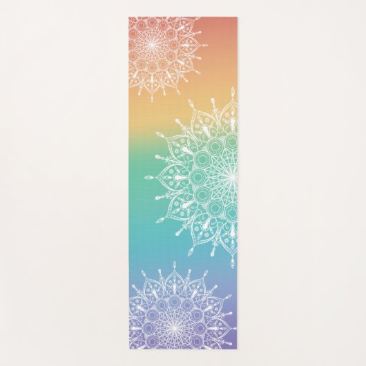 Mandala Rainbow Yogamat (Voorkant)