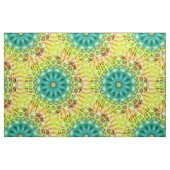 Mandala Rays Yellow Green + uw ideeën Stof (Fat Quarter)