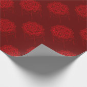 Mandala red maroon cadeaupapier (Hoek)