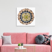 Mandala Regalis Canvas Afdruk (Insitu (Woonkamer))
