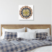 Mandala Regalis Canvas Afdruk (Insitu (Slaapkamer))