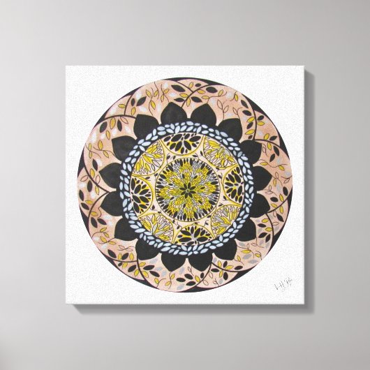 Mandala Regalis Canvas Afdruk (Voorkant)