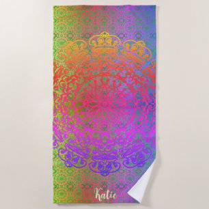 Mandala Regenboog Kleuren Strandlaken