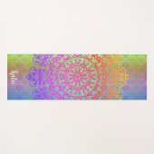 Mandala Regenboog Kleuren Yogamat (Voorkant (horizontaal))