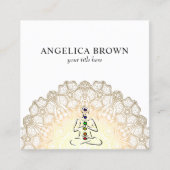 Mandala - Reiki Master met het Visitekaartje van C (Voorkant)