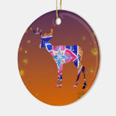 Mandala Reindekerst Keramisch Ornament (Links)