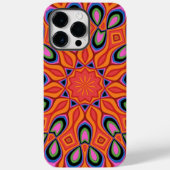 Mandala Retro Oranje Hipster Case-Mate iPhone Case (Achterkant)
