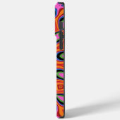 Mandala Retro Oranje Hipster Case-Mate iPhone Case (Achterkant / Links)