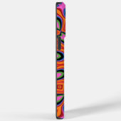 Mandala Retro Oranje Hipster Case-Mate iPhone Case (Achterkant / Rechts)