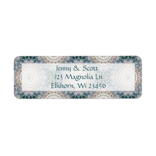 Mandala Return Address Labels (Voorkant)