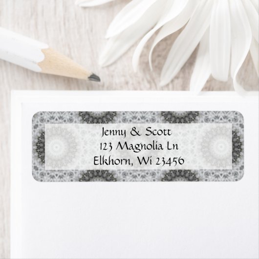 Mandala Return Address Labels (Insitu)