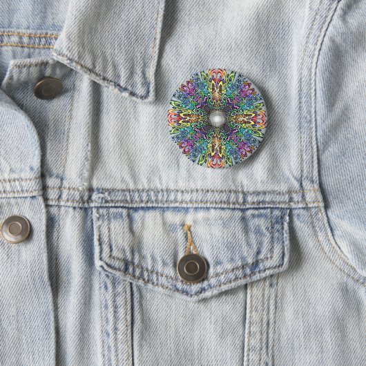 Mandala Ronde Button 5,7 Cm (In situ)