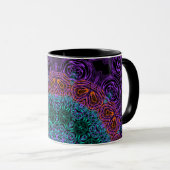 Mandala ronde caleidoscoop sierdecoratie c mok (Voorkant rechts)