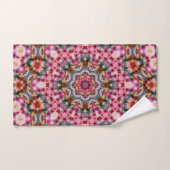 Mandala ronde kaleidoscope sierdecoratie c bad handdoek (Handdoek)