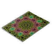 Mandala ronde kaleidoscope sierdecoratie c notitieboek (Linkerzijde)