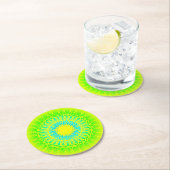 Mandala Ronde Kartonnen Onderzetter (Insitu)