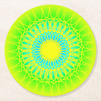 Mandala Ronde Kartonnen Onderzetter