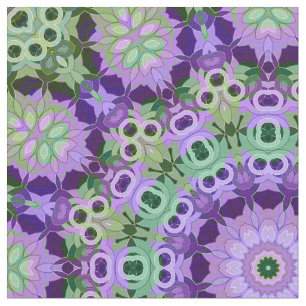 Mandala ronde patroon kaleidoscope retro hippie hs stof