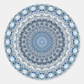 Mandala Ronde Sticker (Voorkant)