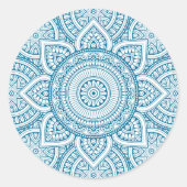 Mandala Ronde Sticker (Voorkant)