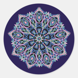 Mandala. Ronde Sticker