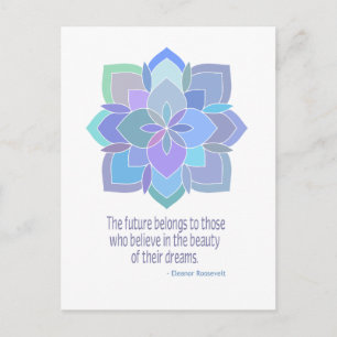 Mandala Roosevelt Beauty Quote Briefkaart